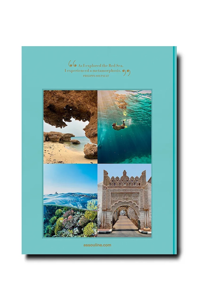 Lifestyle Assouline książka Saudi Arabia: Red Sea, the Saudi Coast by Christopher Smit, English 9781649800848 turkusowy