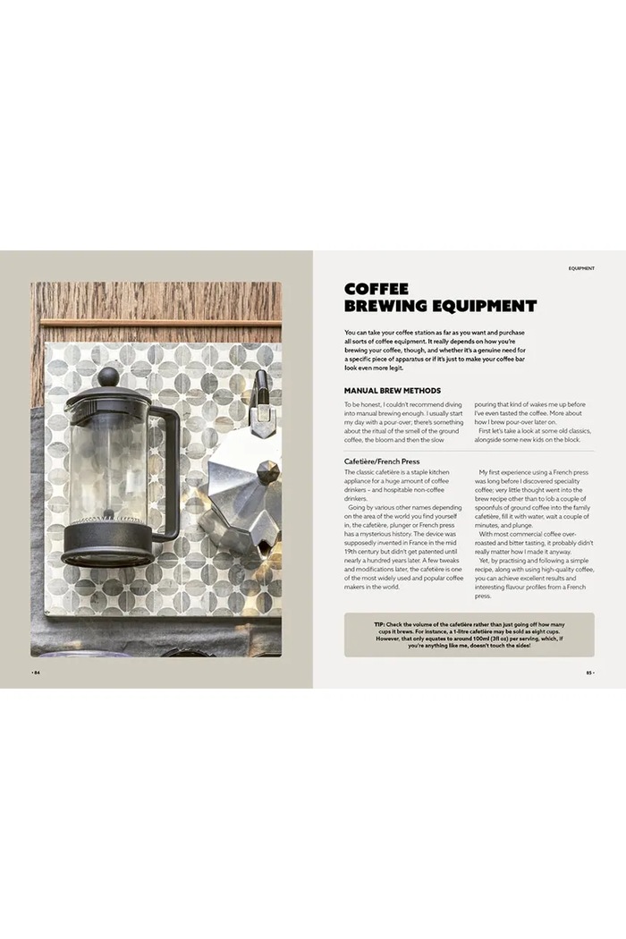 Kniha home & lifestyle The Home Barista by Tom Saxon, English CB1147 čierna