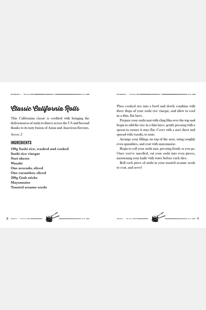 Kniha home & lifestyle The Little Book of Sushi by Rufus Cavendish, English SU1023 vícebarevná AA00