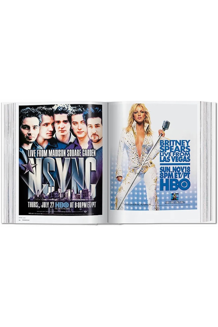 Taschen Βιβλίο Taschen All-American Ads of the 2000s by Heller Steven, English TA1789 μπλε AA00