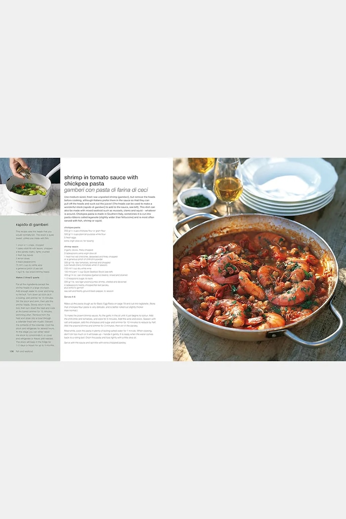 Akcesoria home & lifestyle książka The Italian Kitchen by Maxine Clark, English RP1103 niebieski