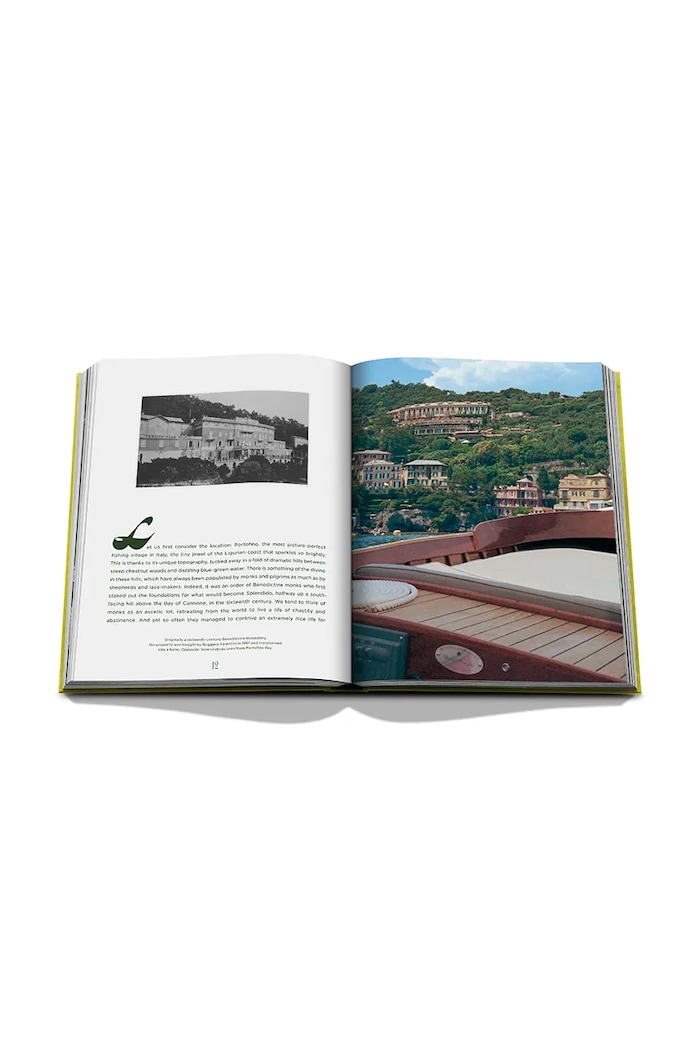 Assouline carte Splendido, the Radiant Stage of Portofin, English verde 9781649805164