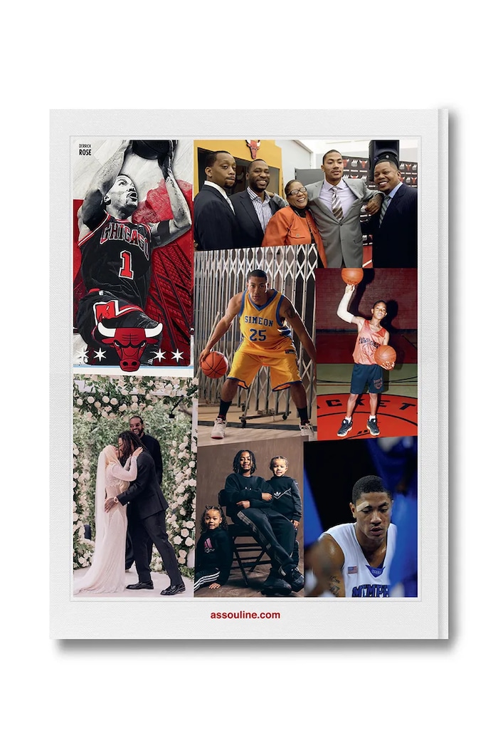 Življenjski slog Assouline fotografska knjiga Derrick Rose: The Poohprint, Scoop Jackson 9781649806482 pisana