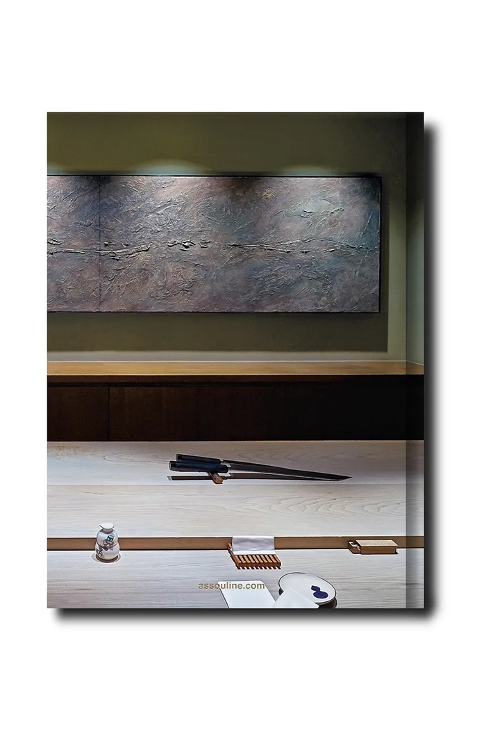 Lifestyle Assouline książka fotograficzna Sushi Shokunin : Japan's Culinary Masters, Andrea Fazzari 9781614289395 zielony