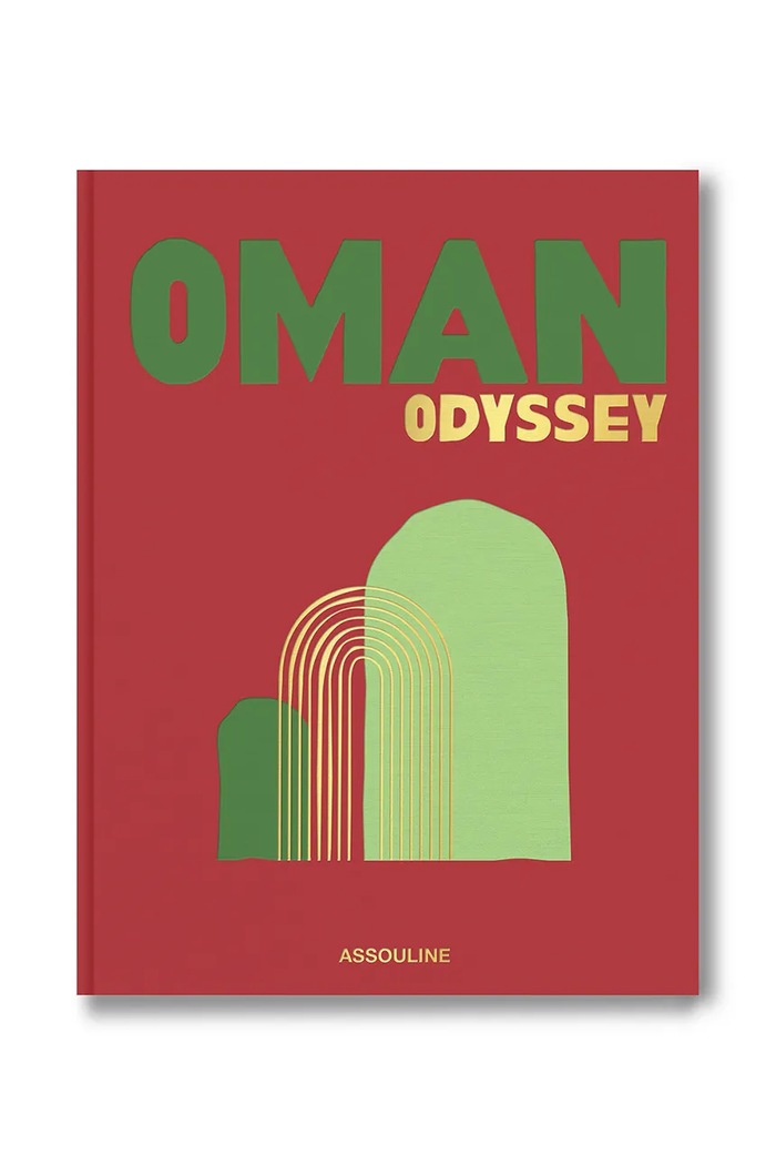 Assouline książka fotograficzna Oman Odyssey, Bérénice Geoffroy-Schneite bordowy 9781649805867