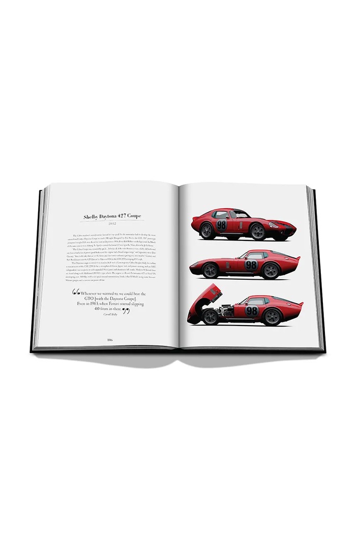 Assouline książka fotograficzna Iconic: Art, Design, Advertising, and the Automobile (Resized), Miles S. Nadal 9781649805942
