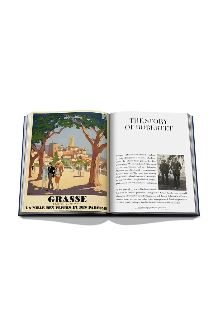 Assouline książka dekoracyjna Robertet: From Seed to Scent (English), Élisabeth de Feydeau 9781649805591 niebieski