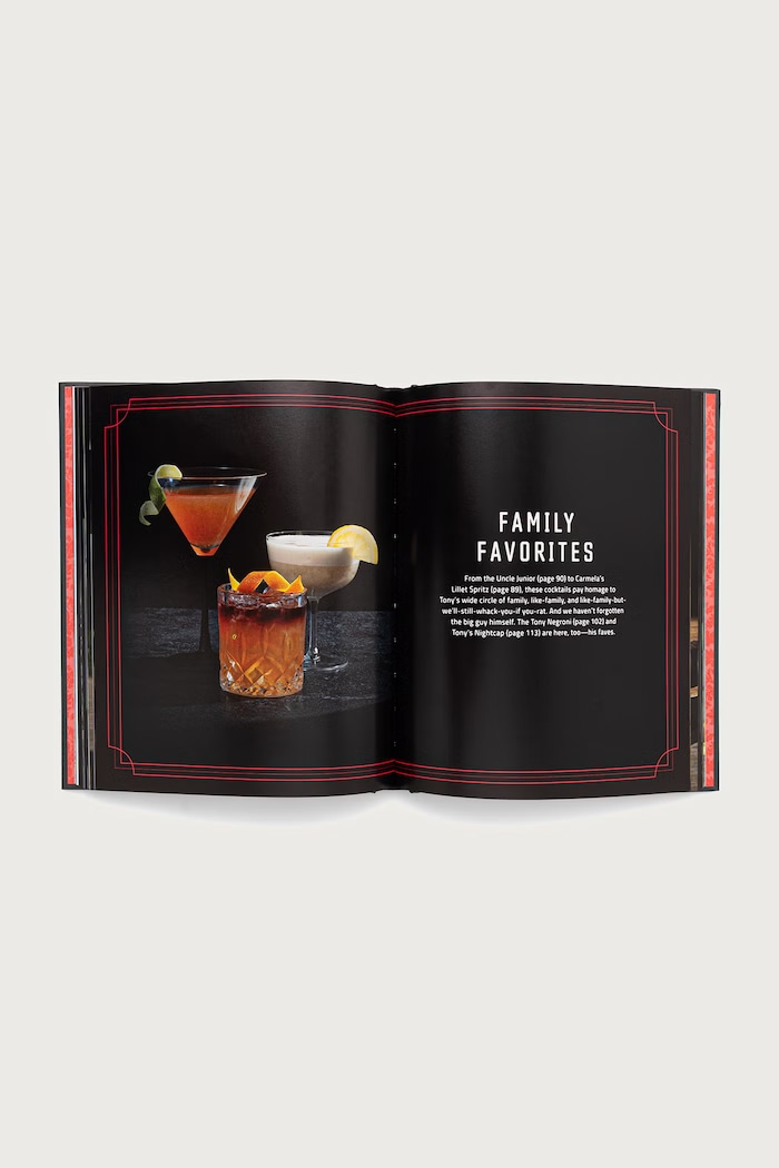 Książka Sopranos - The Official Cocktail Book, Sarah Gualtieri, Emma Carlson Berne IE1039 szary AA00