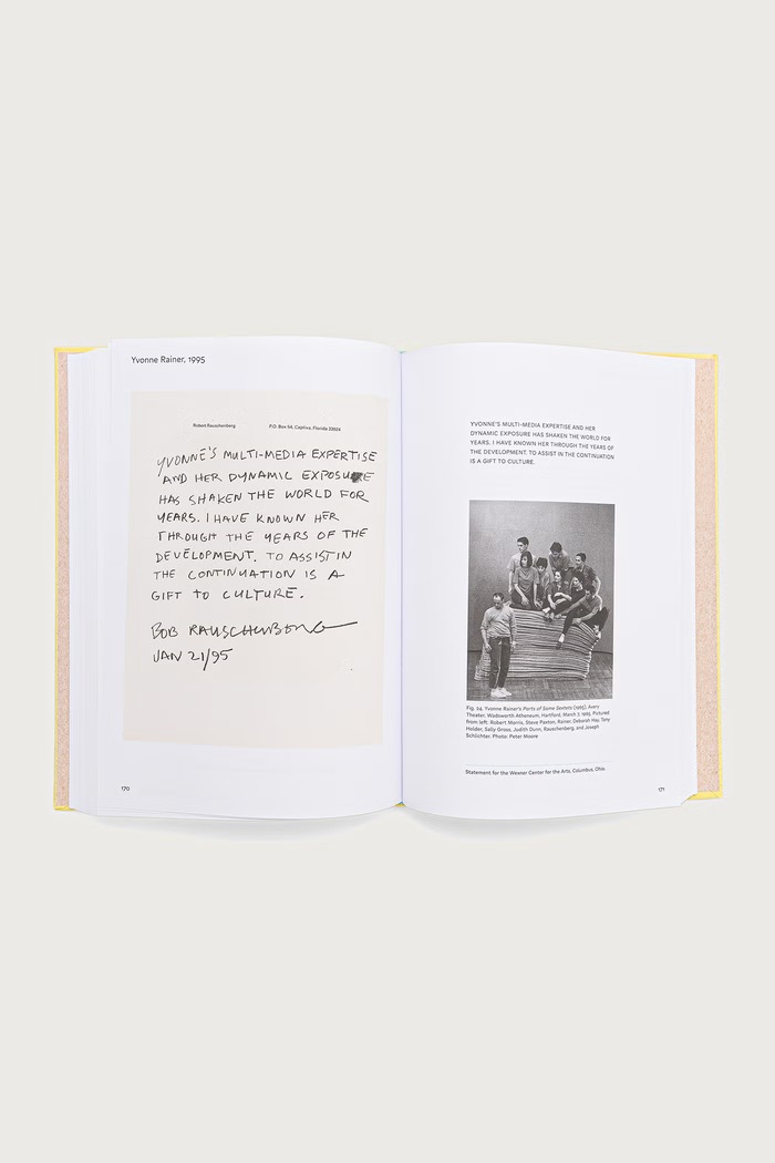 Książka I Don't Think About Being Great, Robert Rauschenberg YA1021 żółty AA00