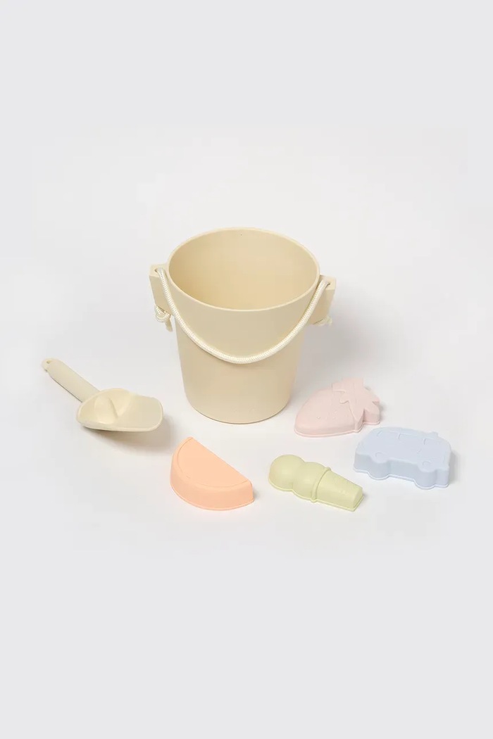 Set igračaka za pješčanik SunnyLife Silicone Bucket & Spade Set App 6-pack šarena S51SSBML