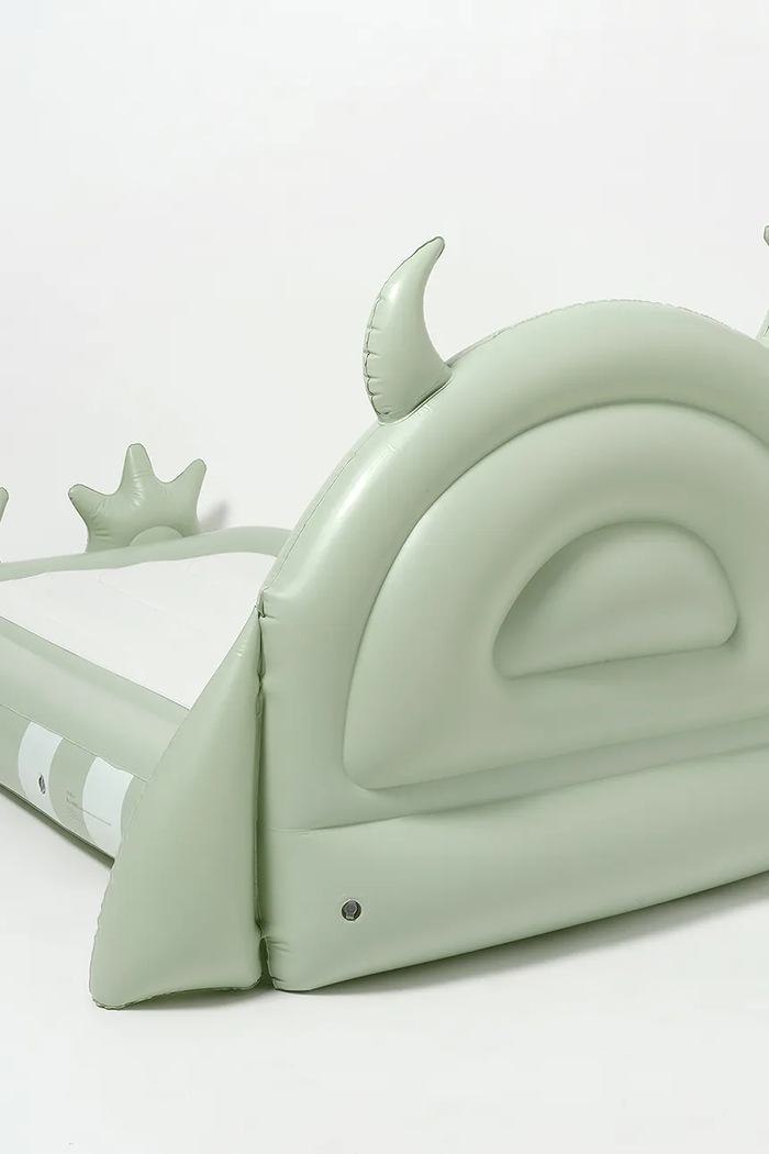 Nafukovacia posteľ pre deti SunnyLife Bed Monster Sage zelená S51KSBMS