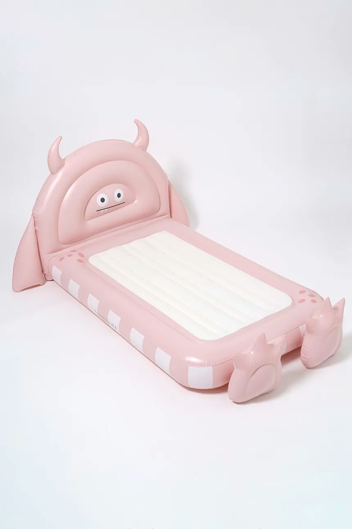 Nafukovacia posteľ pre deti SunnyLife Bed Monster Pink ružová S51KSBDP
