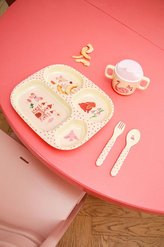 Rice zestaw obiadowy dla dziecka 22,5 x 11 x 25 cm BABOX.4ZFAIR