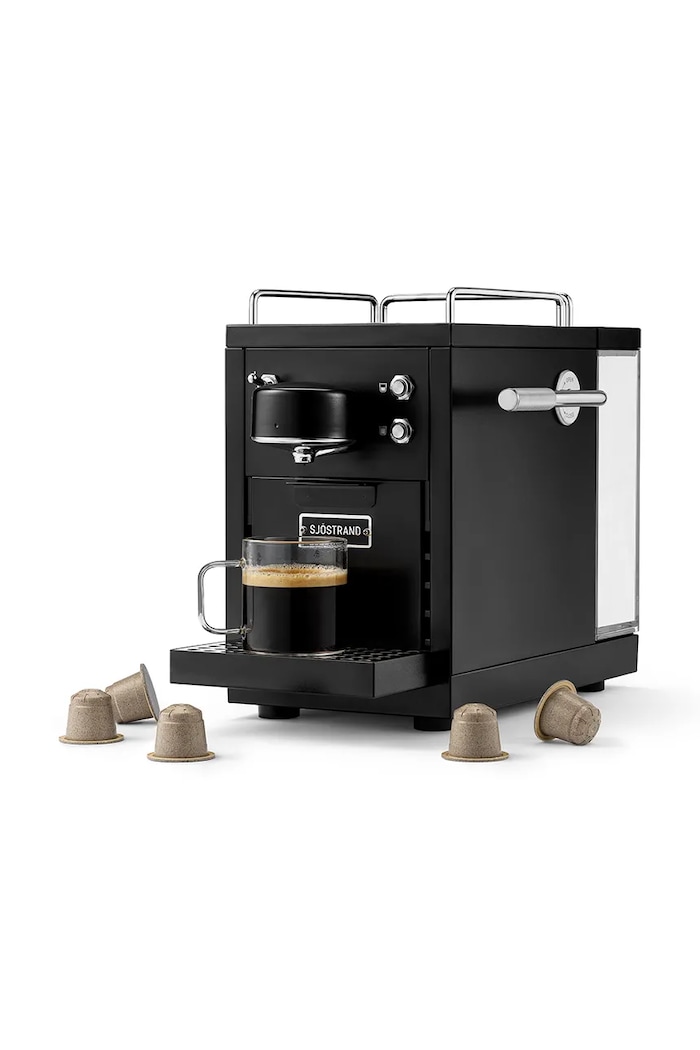 Sjostrand espressor aparat de cafea din oţel inoxidabil 25,8 x 19,2 x 33,7 cm negru M1.BL.EU.A