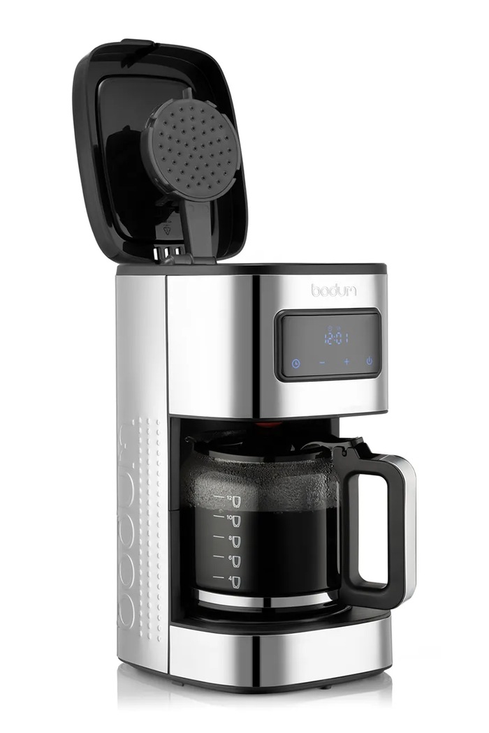 Bodum ekspres do kawy ze stali nierdzewnej Bistro 1,5l 12095.16EURO.1 szary AA00
