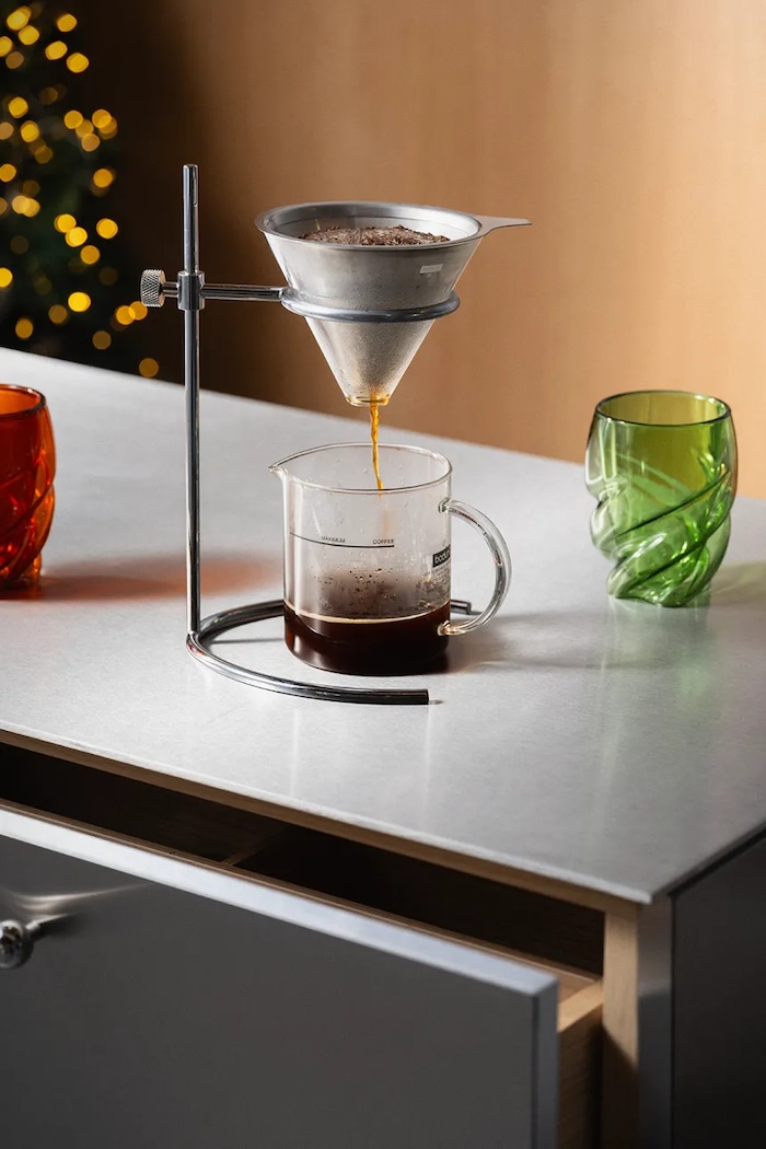 Konyha és bár Bodum kávéhoz polírozott fémből 0,5 l K12354.16 szürke