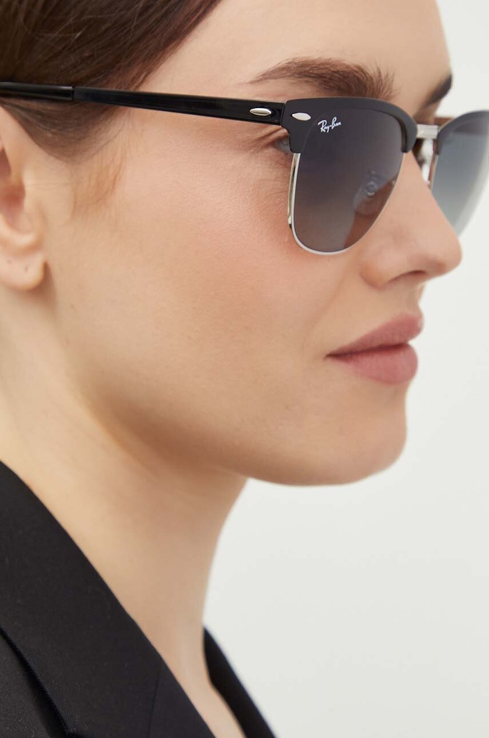 Ray-Ban Okuliare Clubmaster Metal čierna 0RB3716.900471.51.D