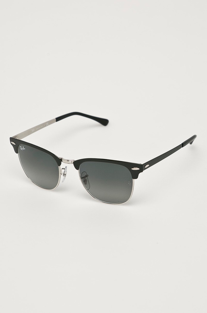 Ray-Ban Okuliare Clubmaster Metal 0RB3716.900471.51.D čierna AA00