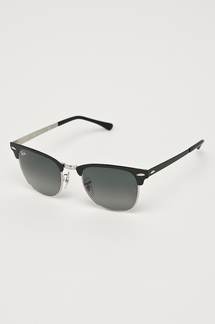 Ray-Ban Okuliare Clubmaster Metal 0RB3716.900471.51.D čierna AA00