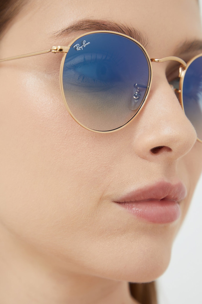 Brýle Ray-Ban Round Metal zlatá 0RB3447N.001/3F.53.D