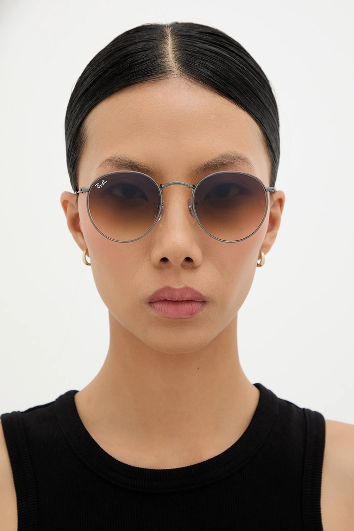 Ray-Ban - Ochelari Round Metal maro 0RB3447N.004/51.53.D