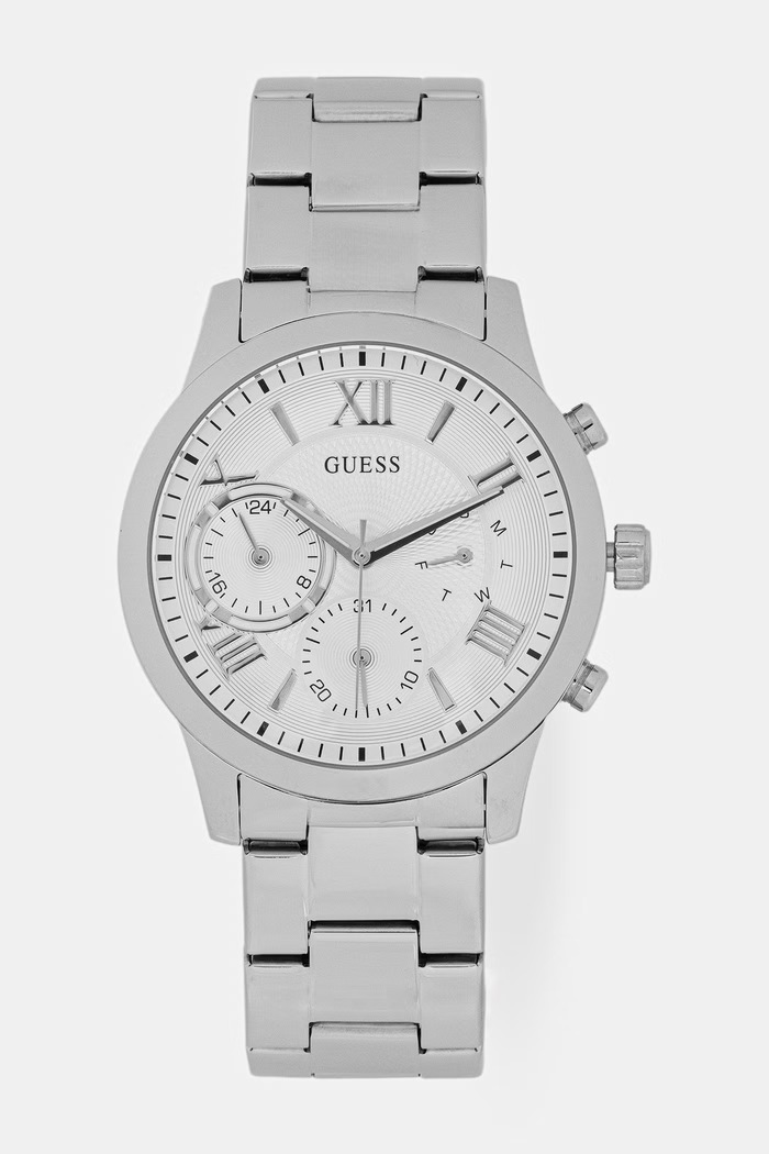 Guess Zegarek damski srebrny W1070L1