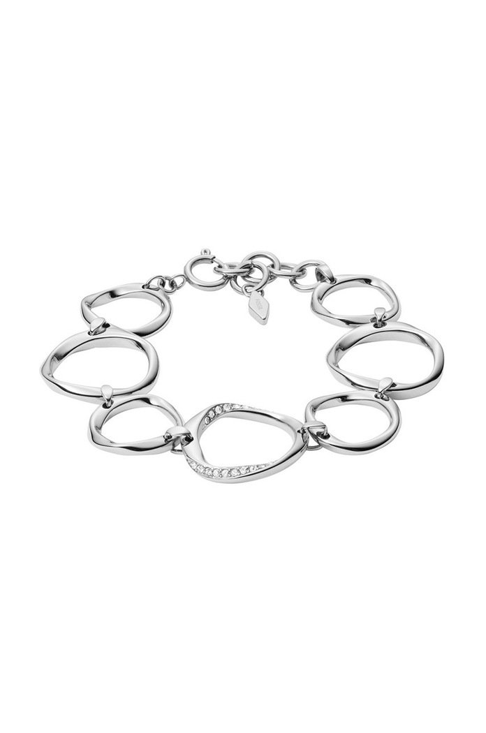 Fossil - Bransoletka JF01145040 srebrny JF01145040