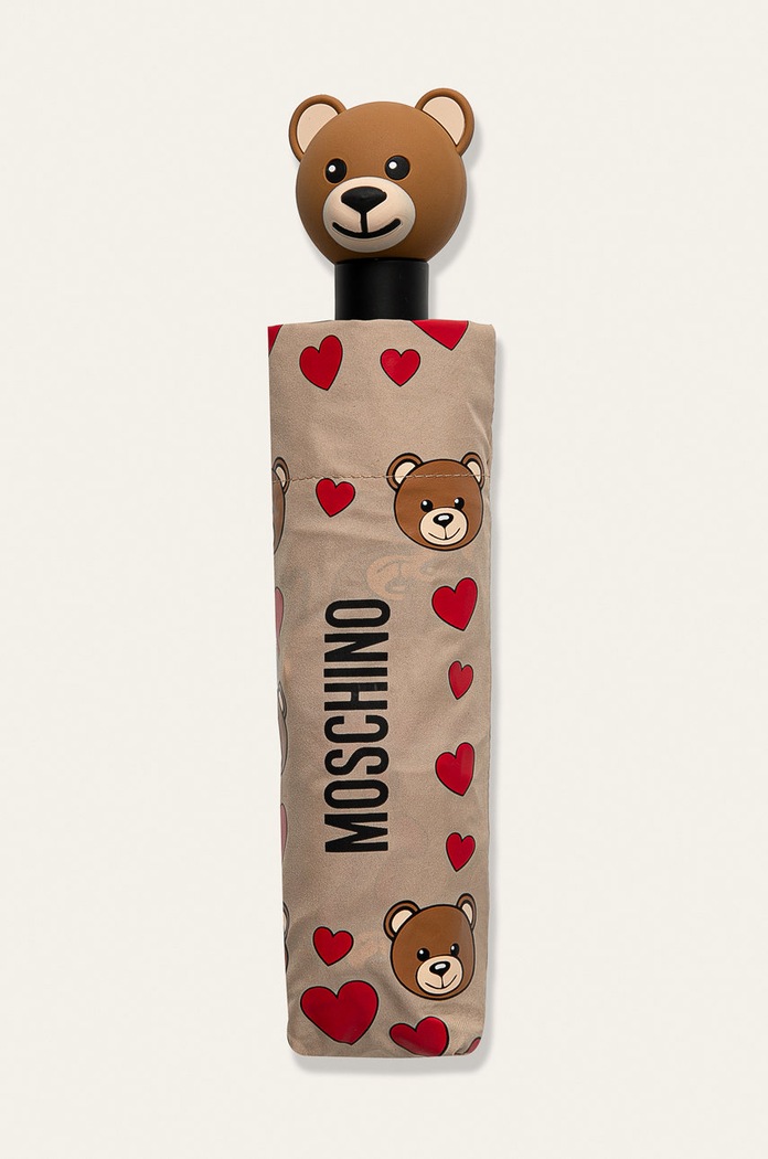 Moschino Umbrela 8048.dark.beige maro AA00