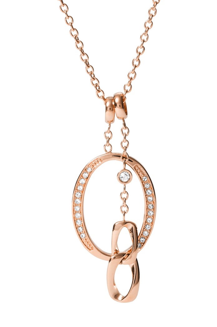 Fossil Colier roz JF03350791