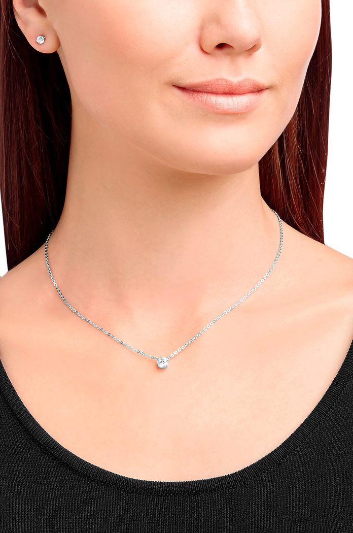 Akcesoria Swarovski - Naszyjnik i kolczyki Attract 5113468 5113468 srebrny