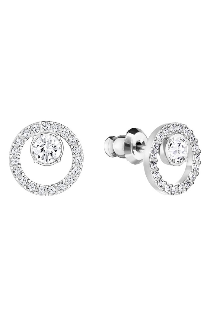 Swarovski - Náušnice Creativity Circle strieborná 5201707