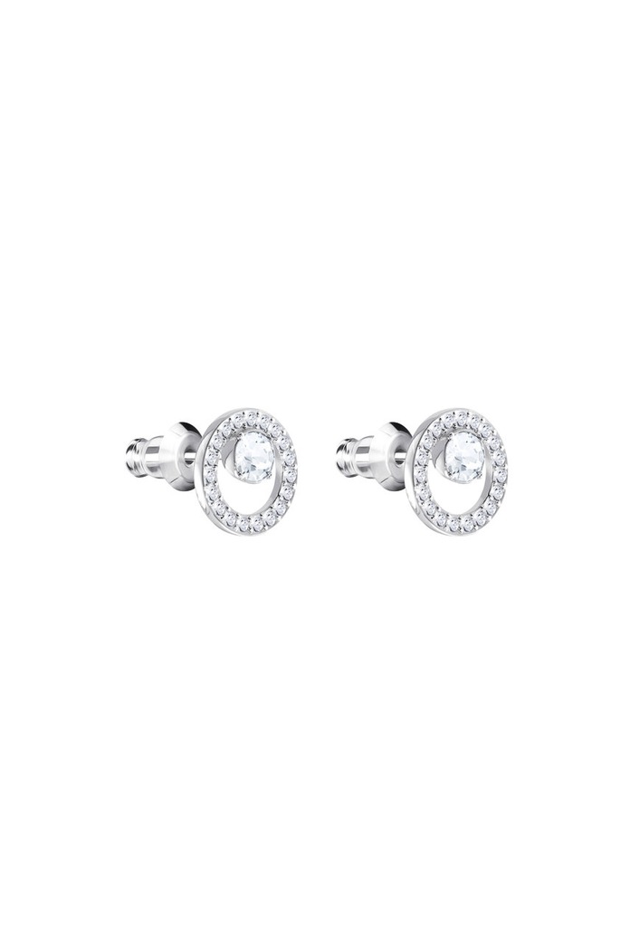 Doplnky Swarovski - Náušnice Creativity Circle 5201707 strieborná