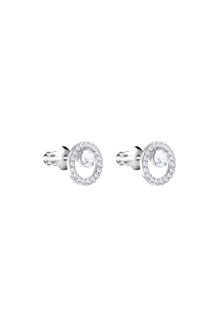 Doplnky Swarovski - Náušnice Creativity Circle 5201707 strieborná