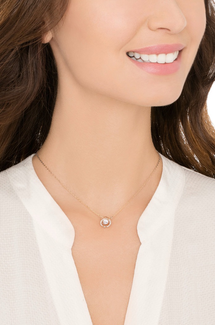 Akcesoria Swarovski - Naszyjnik Sparkling Dance 5272364 5272364 złoty