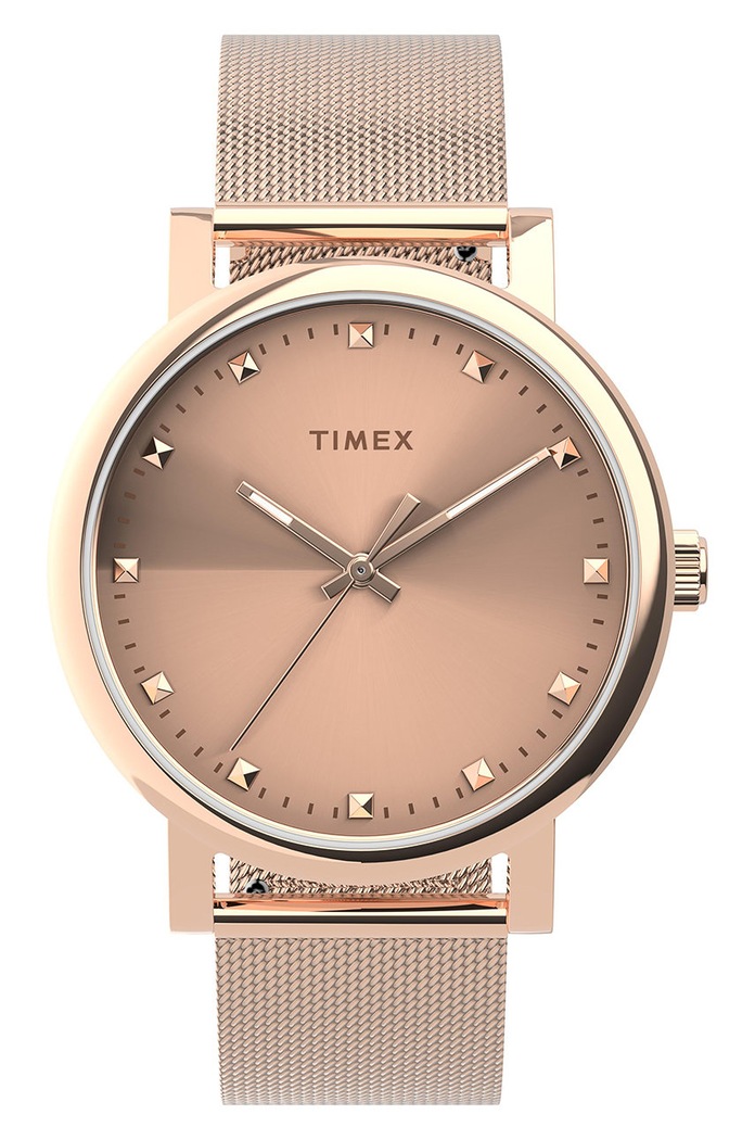 Timex zegarek TW2U05500 Essential Originals złoty TW2U05500