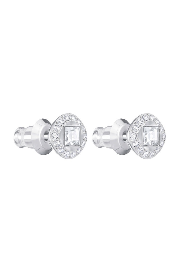Doplňky Swarovski - Náušnice ANGELIC SQUARE 5368146 stříbrná