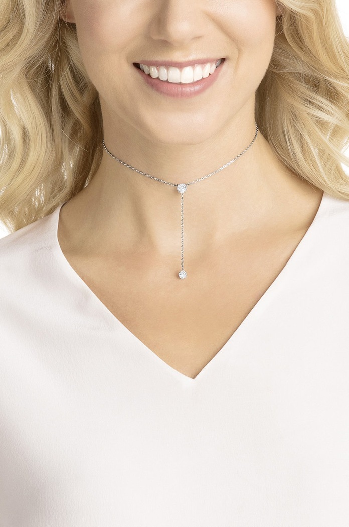 Swarovski - Náhrdelník ATTRACT 5367969 stříbrná AA00