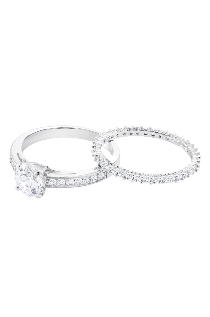 Swarovski - Pierścionki ATTRACT 5184979 5184979 srebrny AA00