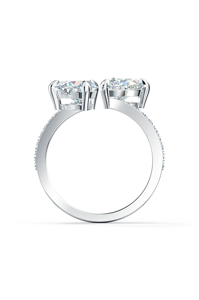 Doplňky Swarovski - Prstýnek ATTRACT SOUL 5512854 stříbrná