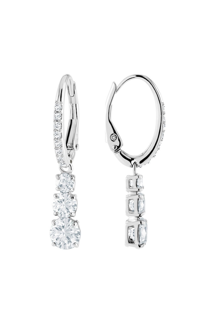 Swarovski uhani ATTRACT TRILOGY srebrna 5416155
