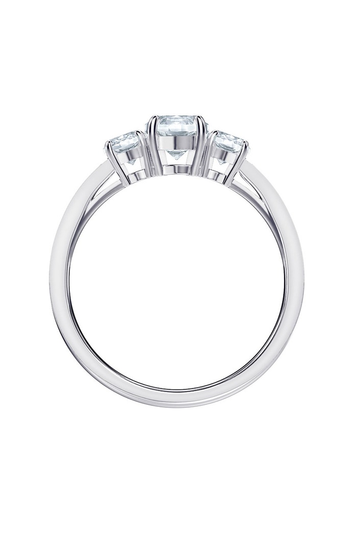 Doplňky Swarovski - Prstýnek ATTRACT TRILOGY 5414972 stříbrná