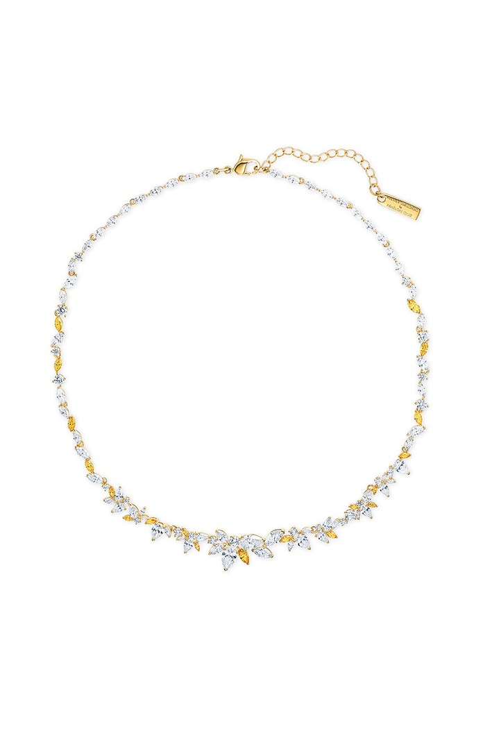 Swarovski - Náhrdelník BOTANICAL zlatá 5535775