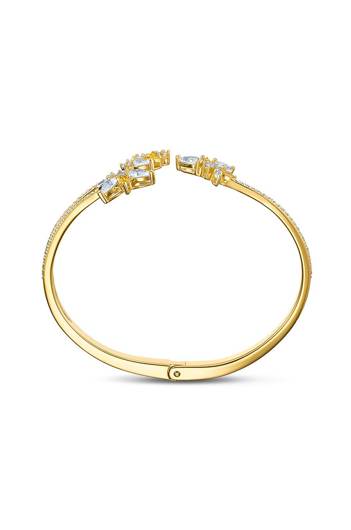 Swarovski - Náramok BOTANICAL 5535782 zlatá AA00