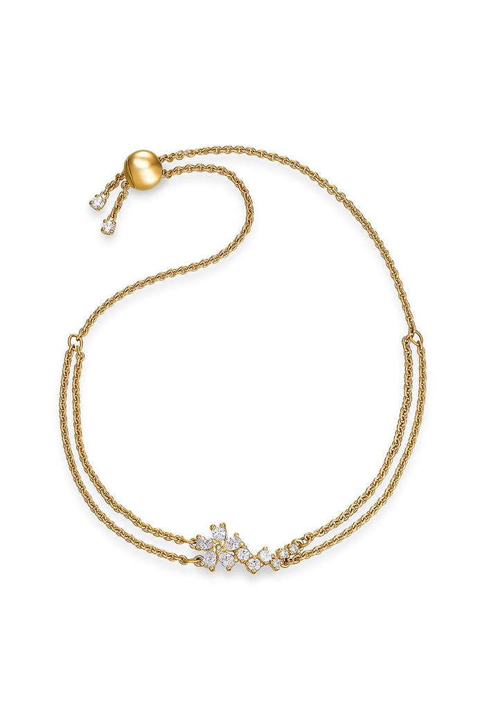 Swarovski - Náramek BOTANICAL zlatá 5535790