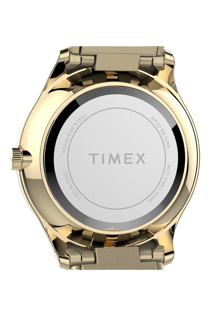 Timex zegarek TW2U40100 Easy Reader TW2U40100 złoty