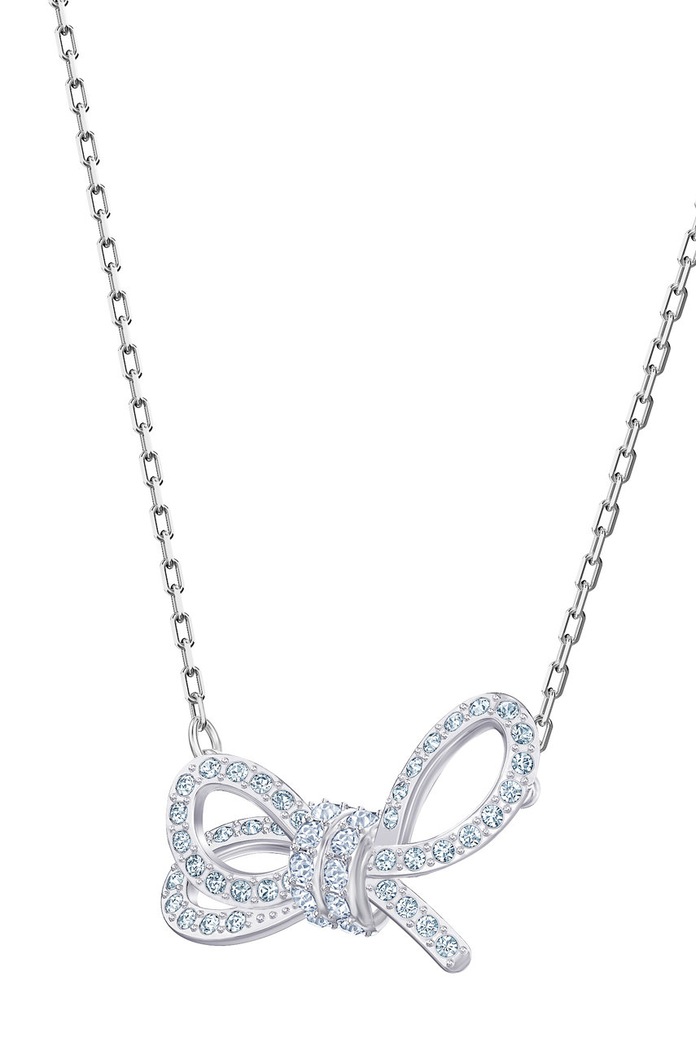Swarovski - Nyaklánc és fülbevalók LIFELONG BOW 5470594 ezüst AA00
