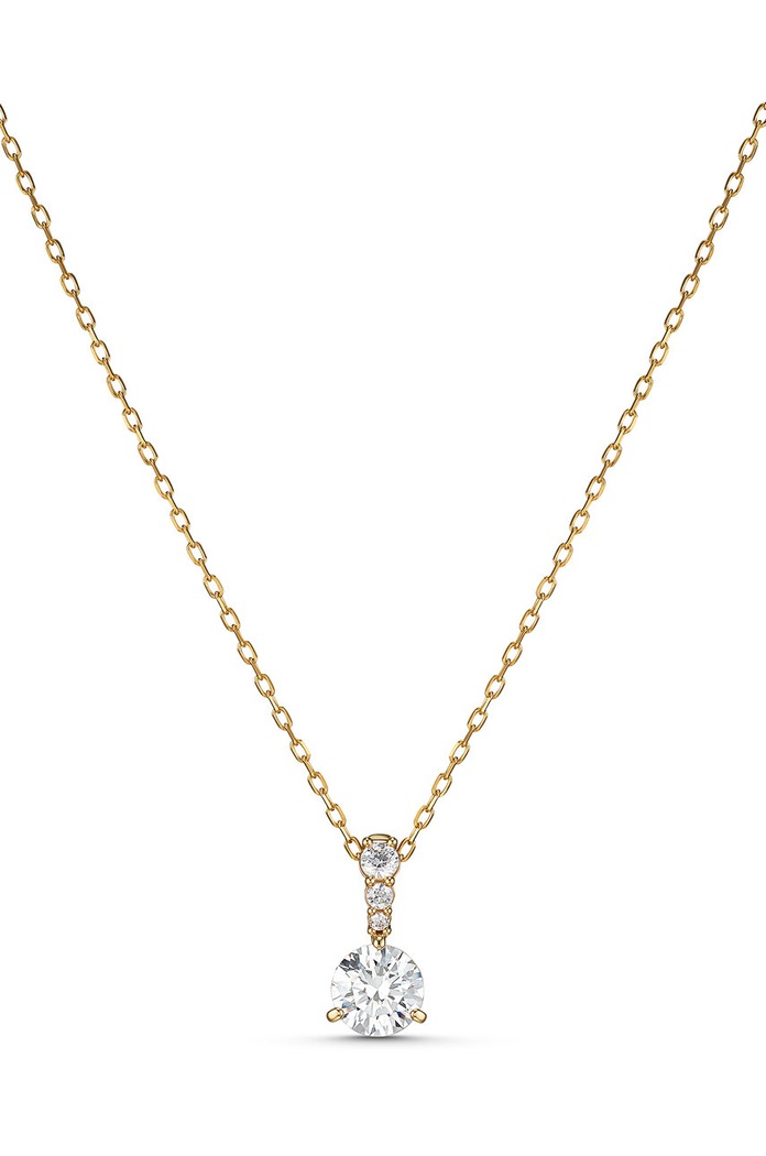 Swarovski - Náhrdelník SOLITAIRE 5511557 zlatá AA00