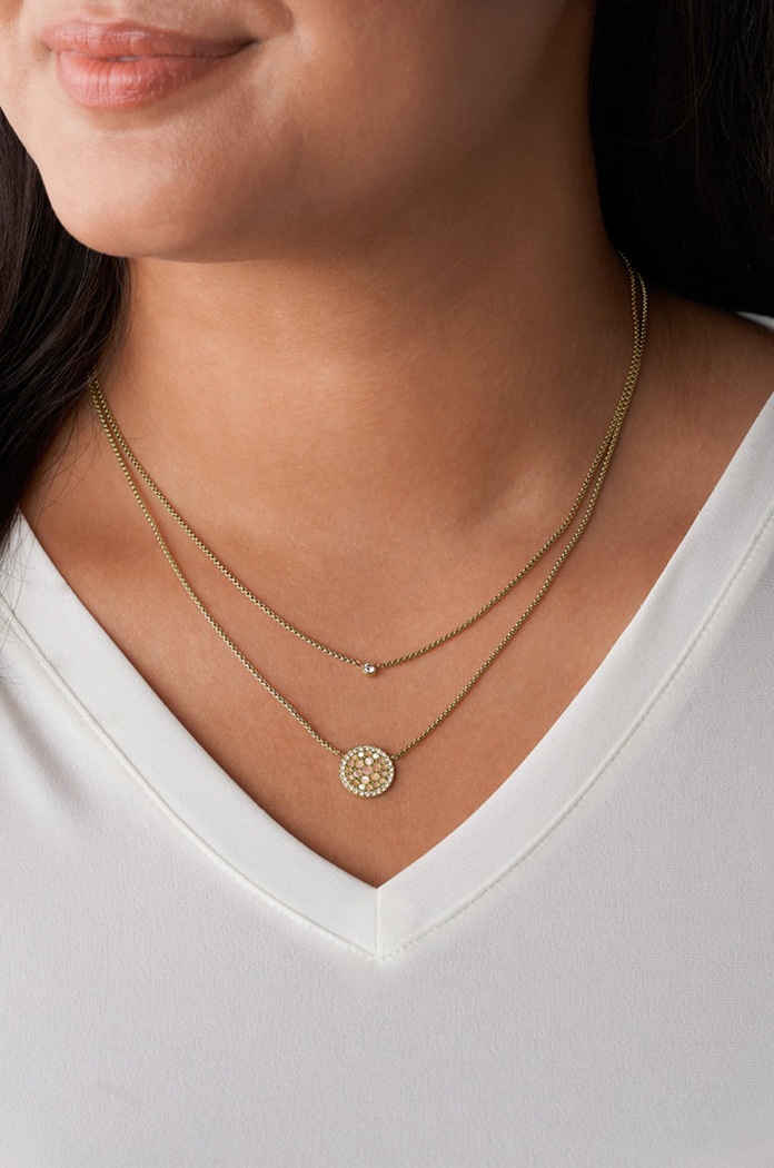 Accesorii Fossil - Colier JF03253710 aur
