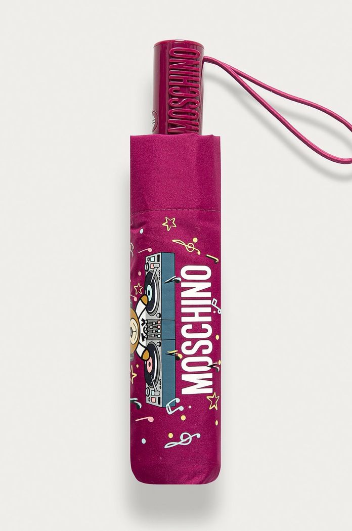 Moschino - Parasol 8069.bordeaux fioletowy AA00