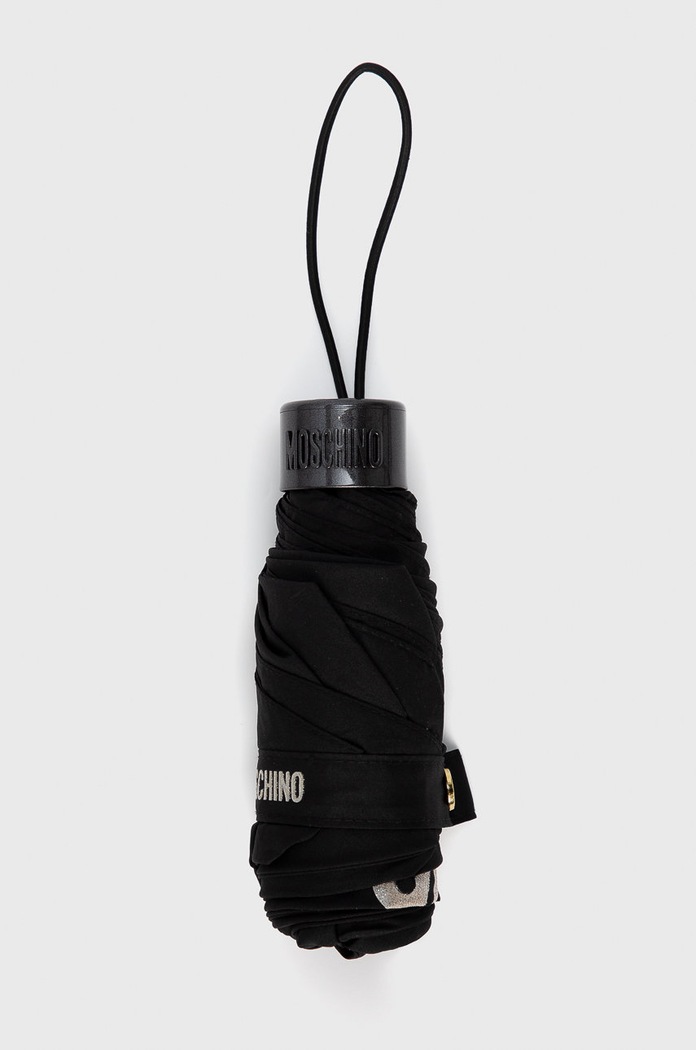 Moschino - Parasol 8900.blacksilver czarny AA00